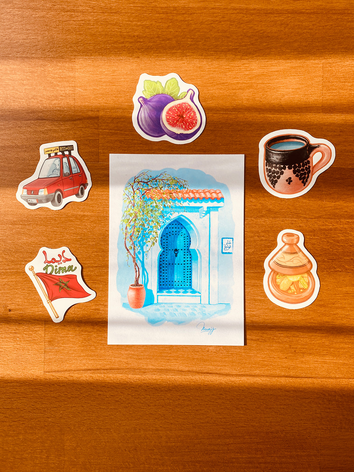 Pack 5 stickers Dima
