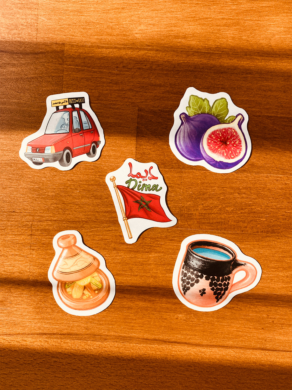Pack 5 stickers Dima