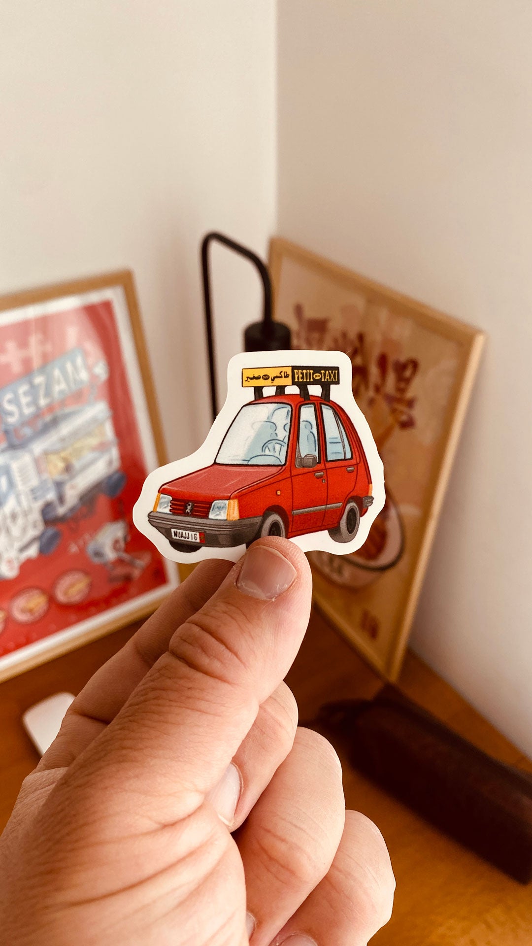 Sticker Petit Taxi Marocain