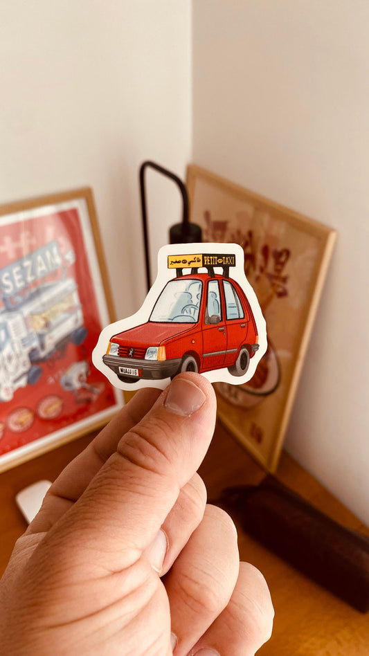Sticker Petit Taxi Marocain